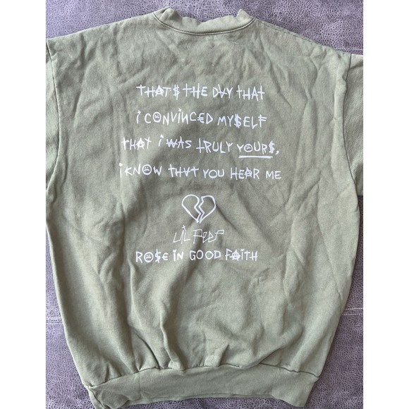 Medium Lil Peep ROSE IN GOOD FAITHHEAVY R.O.O.T CREW - Picture 9 of 10